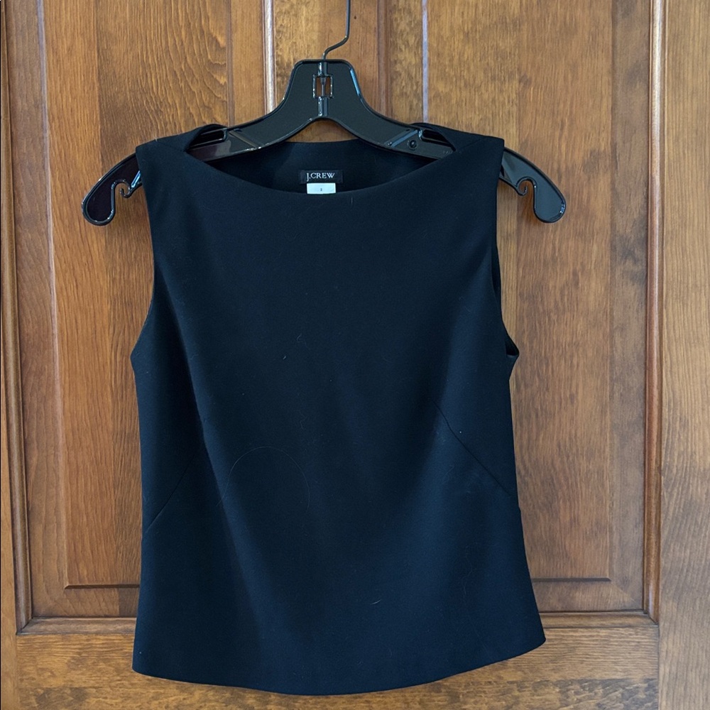 J. Crew Women's Sleeveless Black Top, Size 2